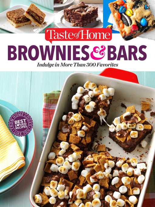 Title details for Taste of Home Brownies & Bars by Editors at Taste of Home - Available